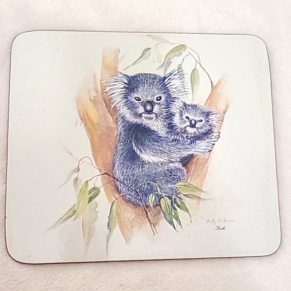 Koala 🐨 Vintage Mouse Pad For Desk - Picture 2 of 6